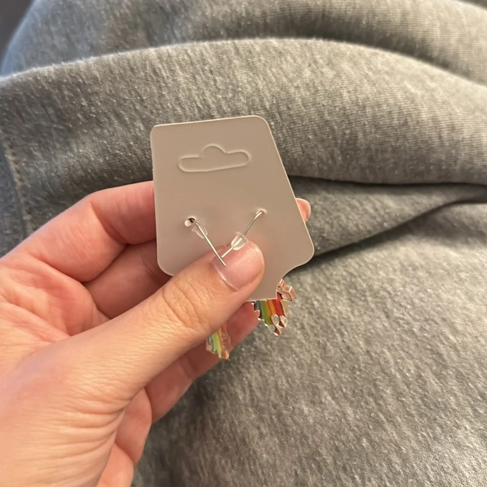 Rainbow Pride cute earrings kawaii food animal - bundle for discount​​ - Picture 2 of 2